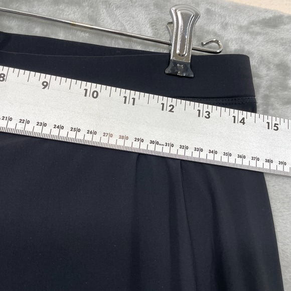 McPlanet Pull On Casual Pants Womens Size 8 Black Stretch  Embellished Logo - Picture 6 of 9